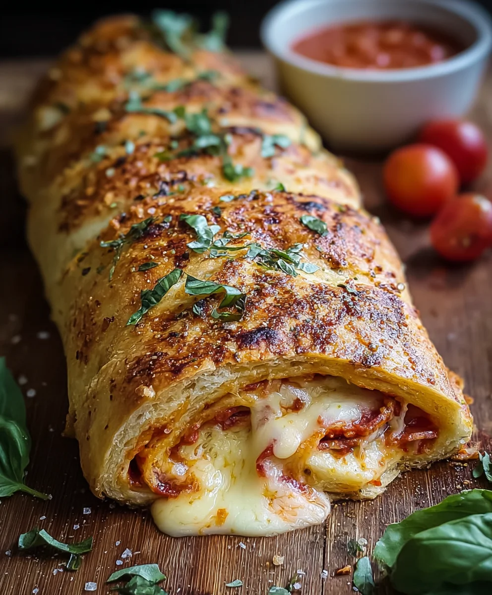 Easy Homemade Beef Stromboli Recipe