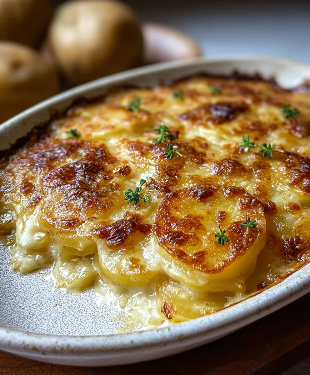 Easy Potatoes au Gratin- Creamy Comfort Food Recipe