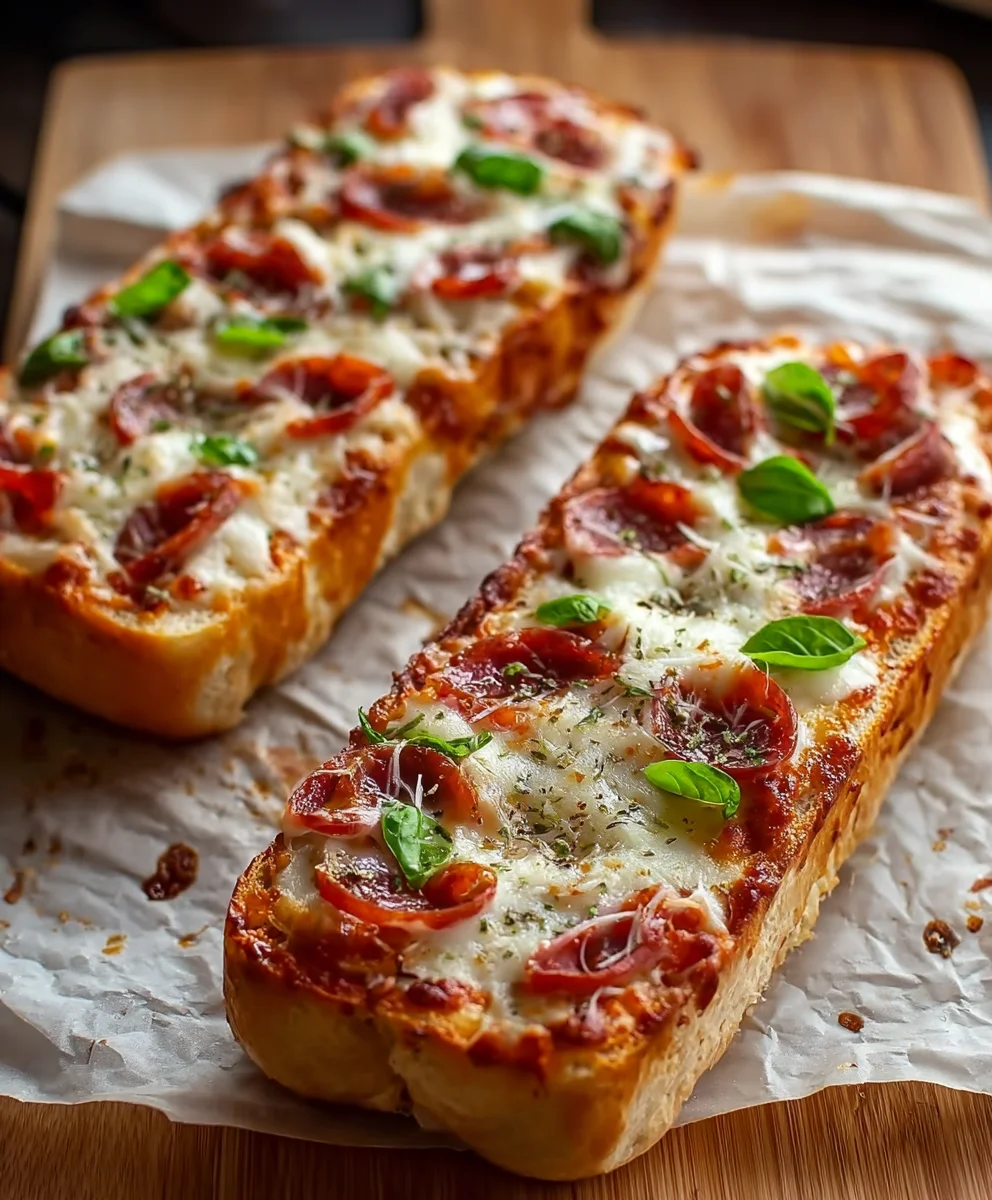 Easy French Bread Pizza - Fast Weeknight Dinner