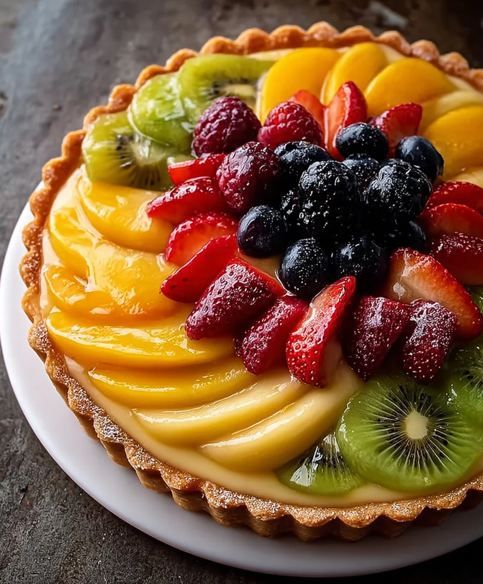 Easy Fruit Tart Recipe - Fresh & Delicious Dessert