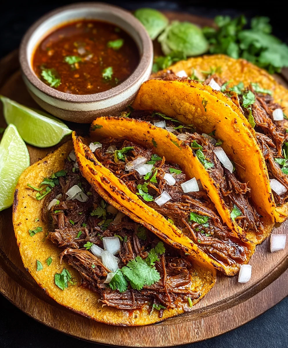 Easy Beef Birria Tacos-Flavorful & Authentic Recipe