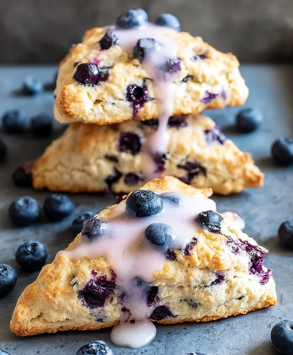 Fluffy Blueberry Scones-Easy Homemade Recipe