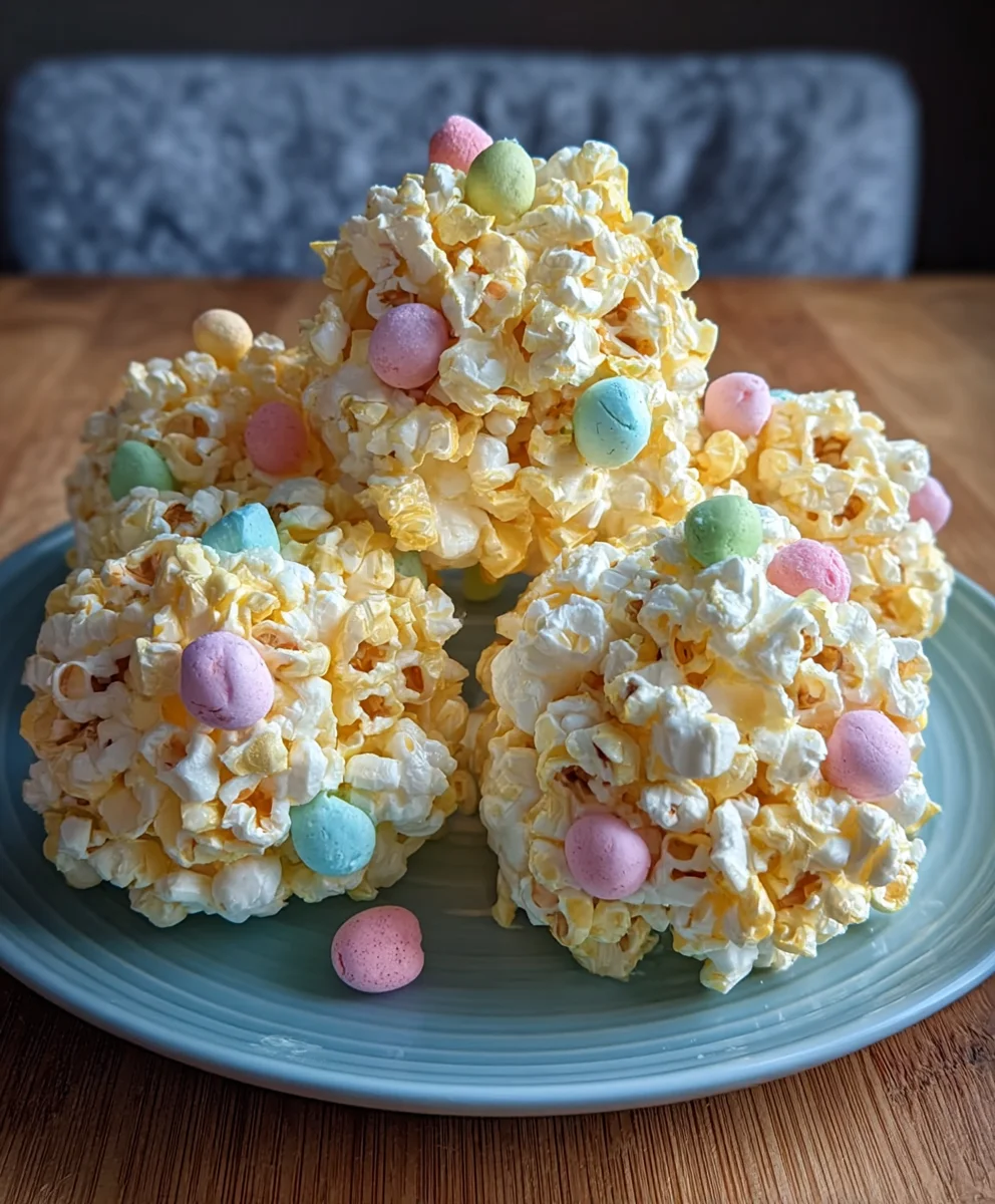 Easy Easter Popcorn Balls - Fun Treat Recipe