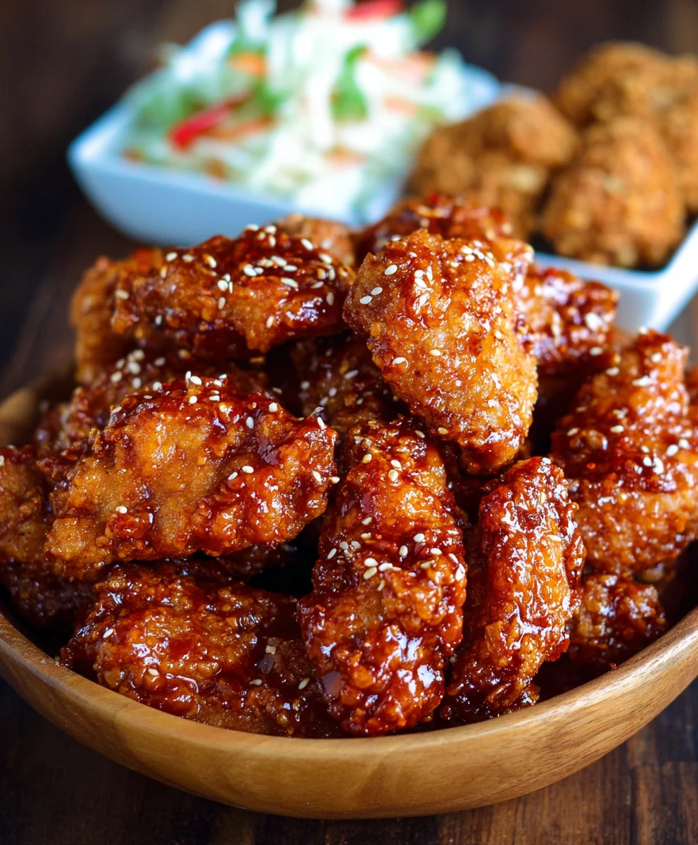 Korean Fried Chicken Recipe-Yangnyeom Style