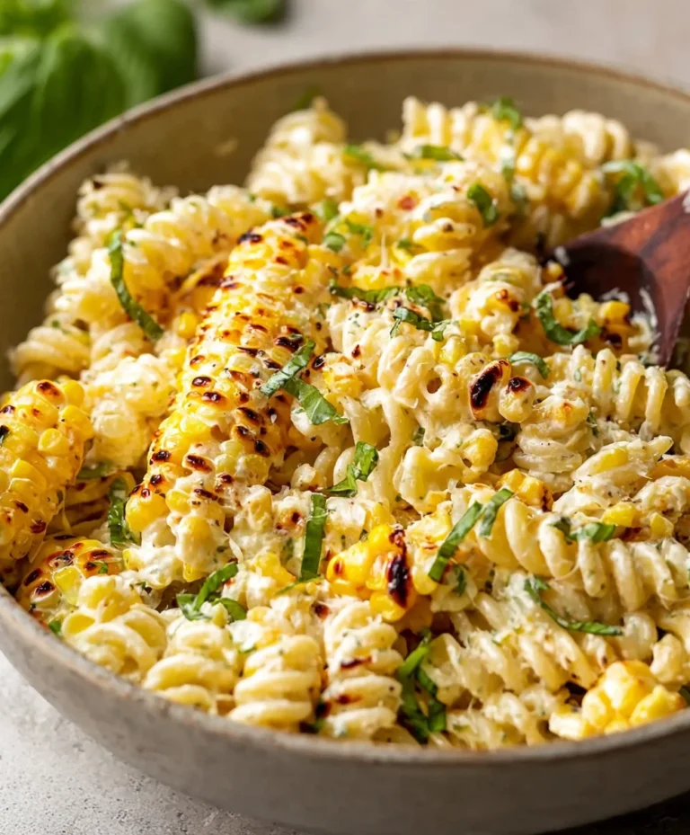Creamy Street Corn Pasta Salad – Easy Recipe