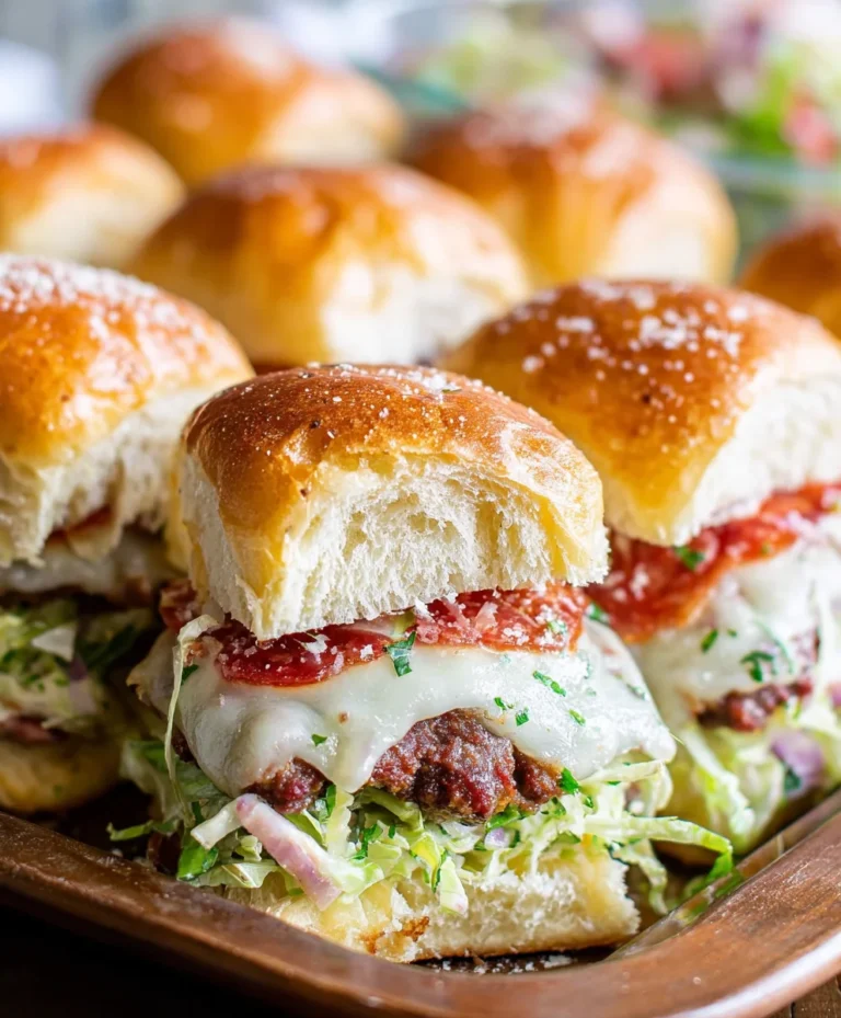 Beef Italian Grinder Sliders-Easy Party Bites