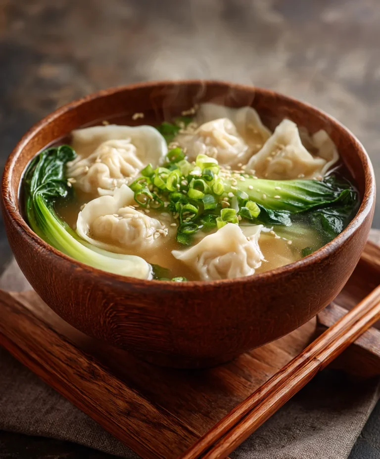 Easy Beef Wonton Soup Recipe – Quick & Delicious