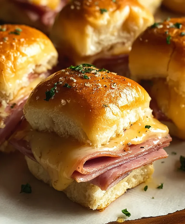Easy Beef Beef Ham and Swiss Sliders Recipe