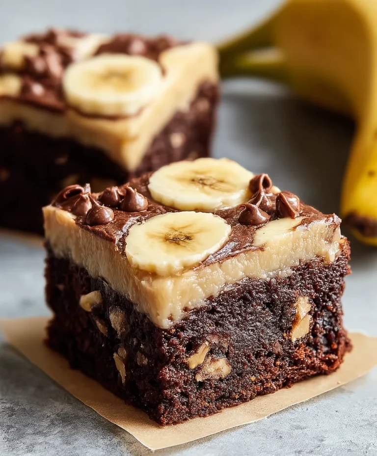 Fudgy Banana Brownies-The Ultimate Treat