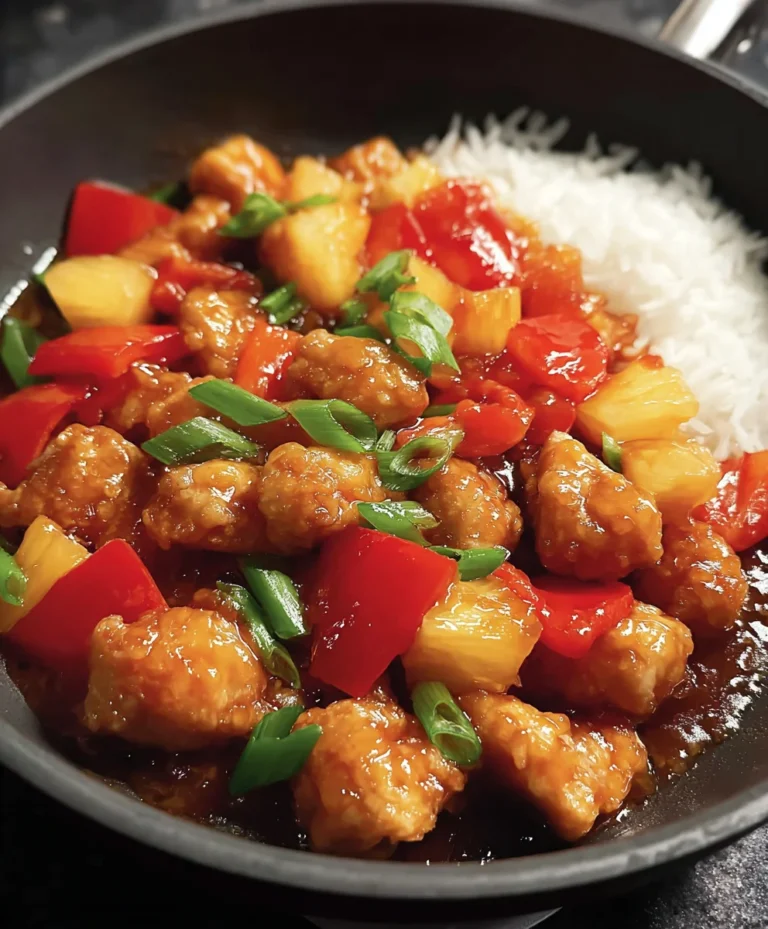 Easy Sweet Sour Chicken Recipe – Flavorful & Quick