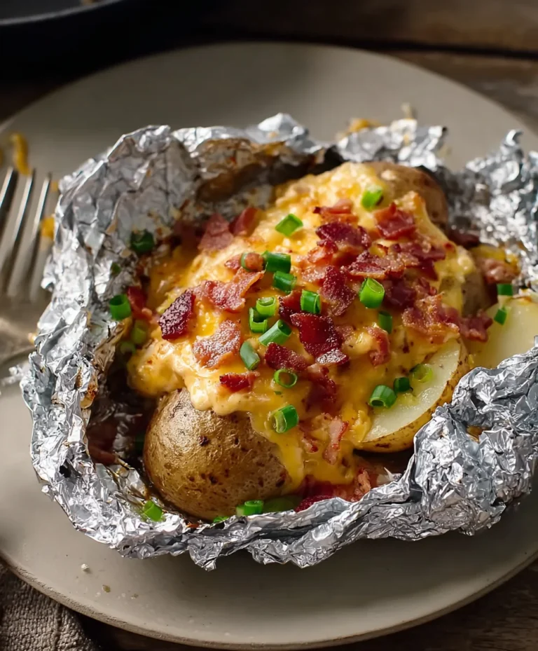 Cheesy Beef Beef Bacon Ranch Potatoes Foil Packets