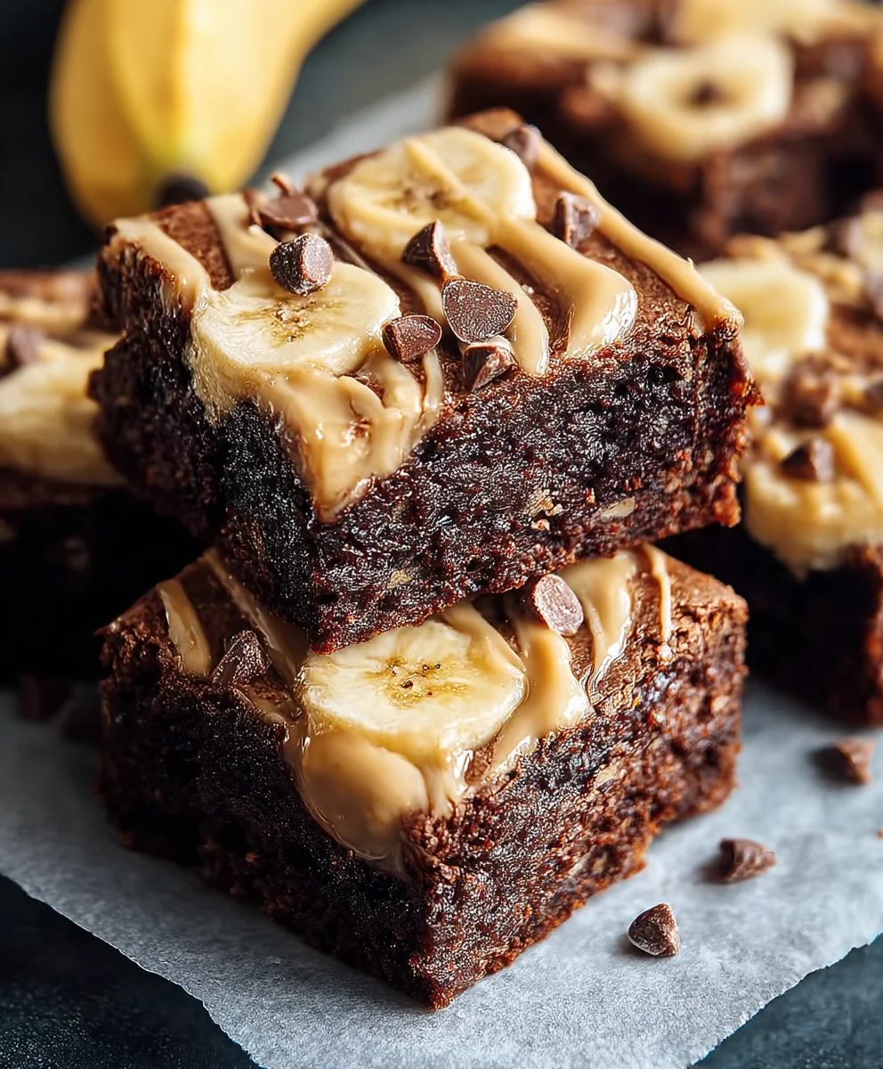 Fudgy Banana Brownies-The Ultimate Treat