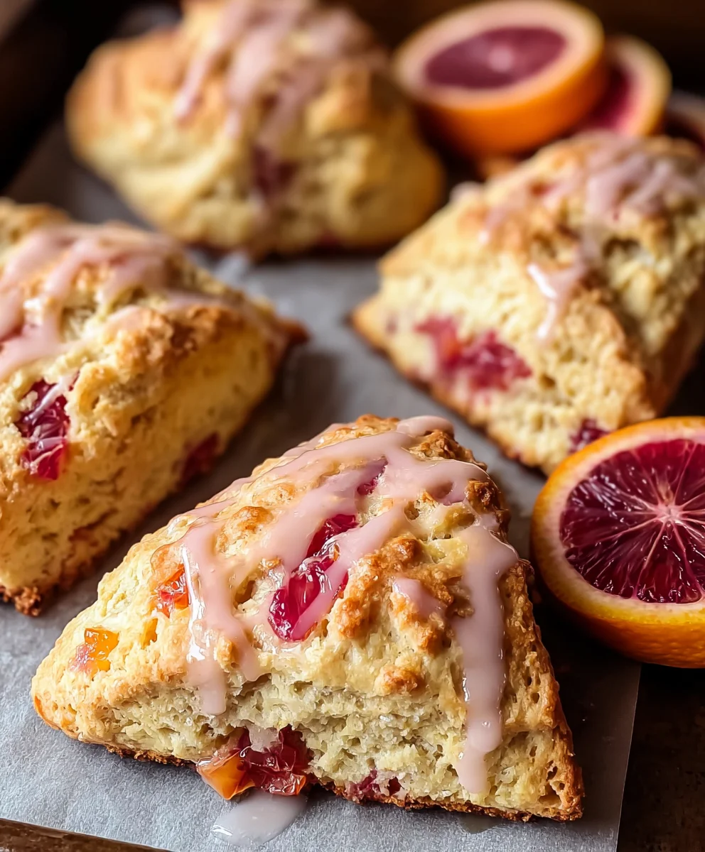 Blood Orange Scones- Zesty & Fluffy Baked Good