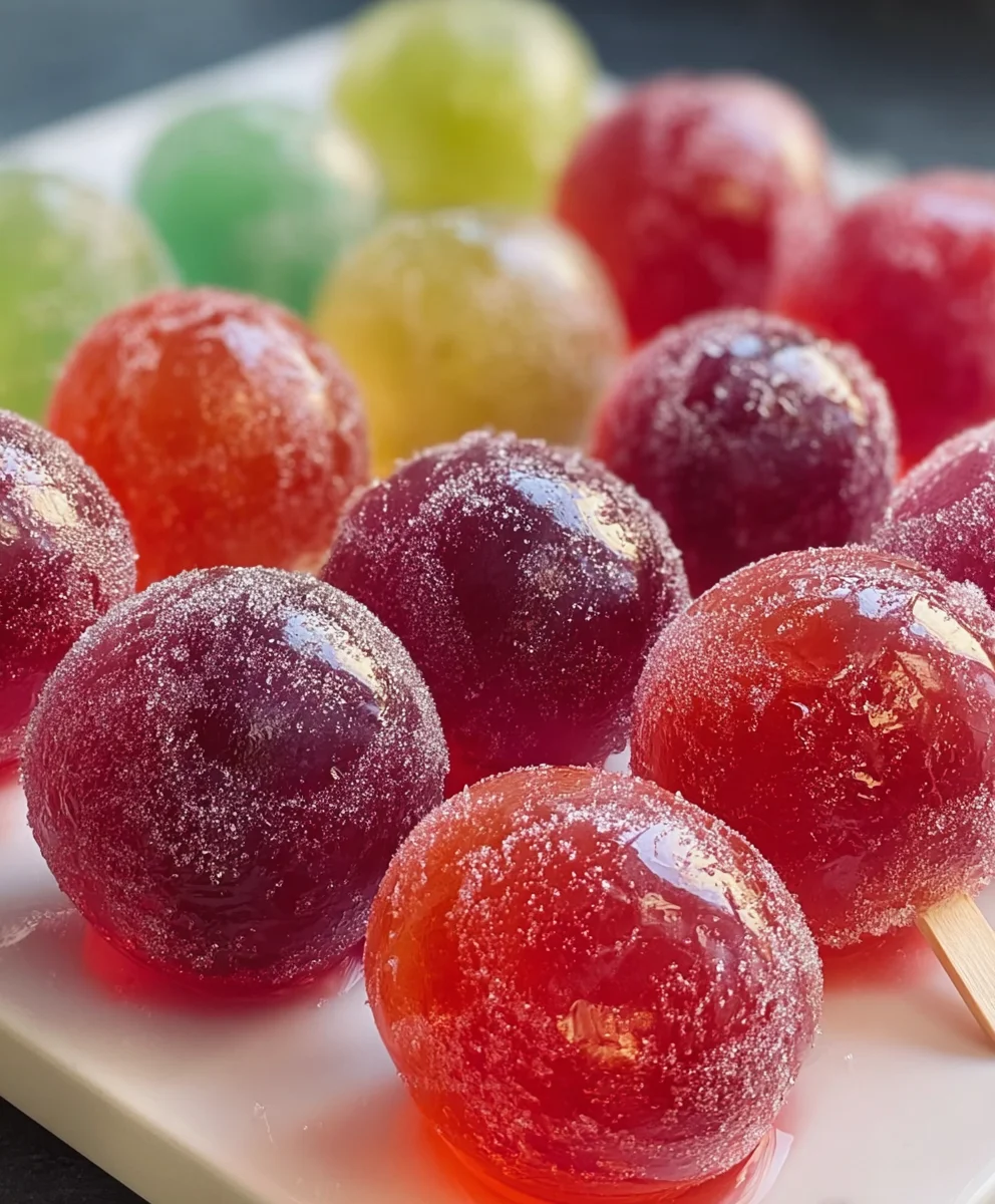 Frozen Candy Grapes Jell-O Recipe - Easy Treat