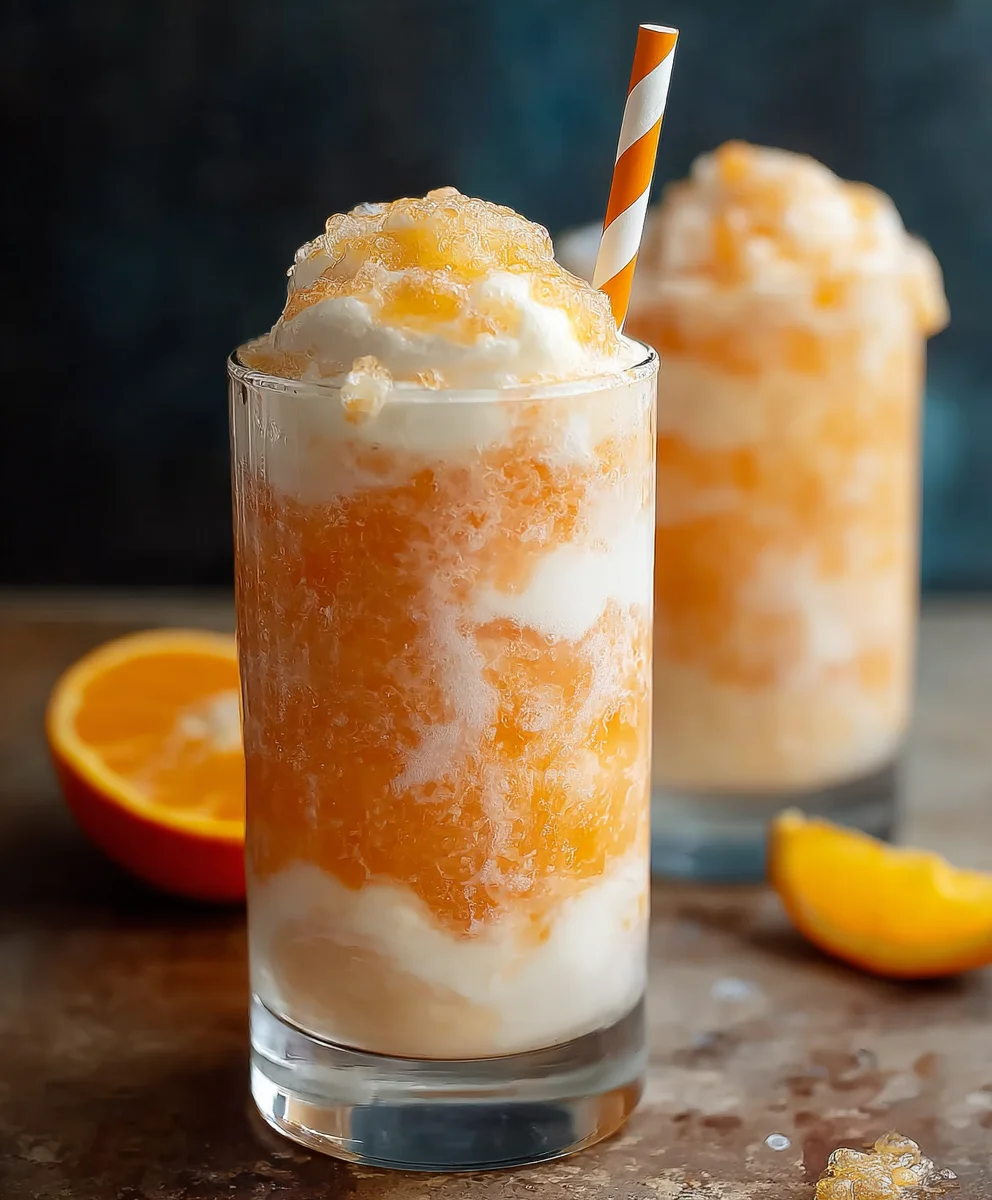 Creamsicle Dirty Soda- Creamy Orange Soda Drink Recipe