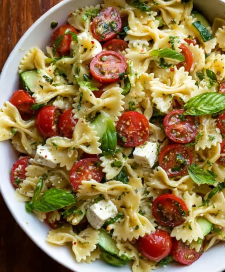 Easy Bow Tie Pasta Salad Recipe – Quick & Delicious