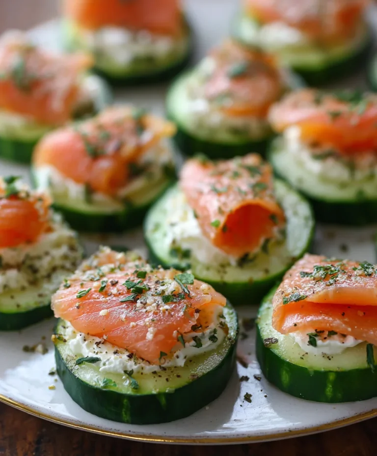 Cucumber Smoked Salmon Bites-Easy Appetizer Recipe