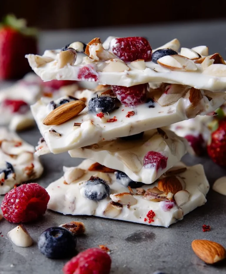 Easy Frozen Yogurt Bark Recipe-Healthy Treat