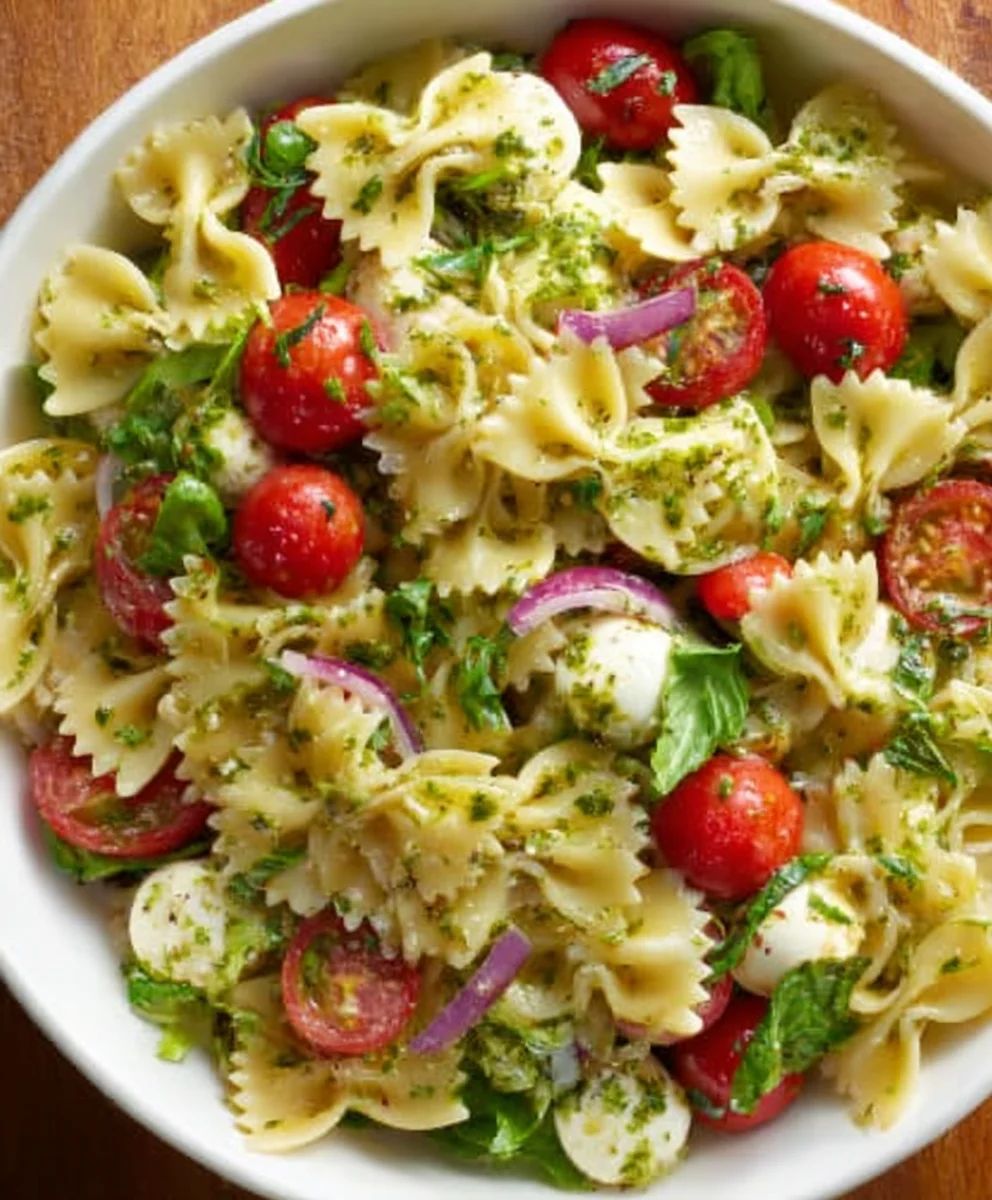 Easy Bow Tie Pasta Salad Recipe - Quick & Delicious
