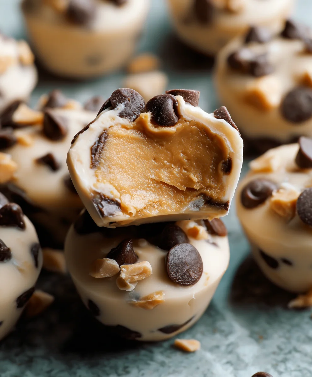 Frozen Greek Yogurt Peanut Butter Bites - Easy & Delicious