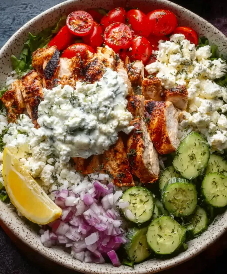 Easy Greek Chicken Bowls – Flavorful & Quick Dinner