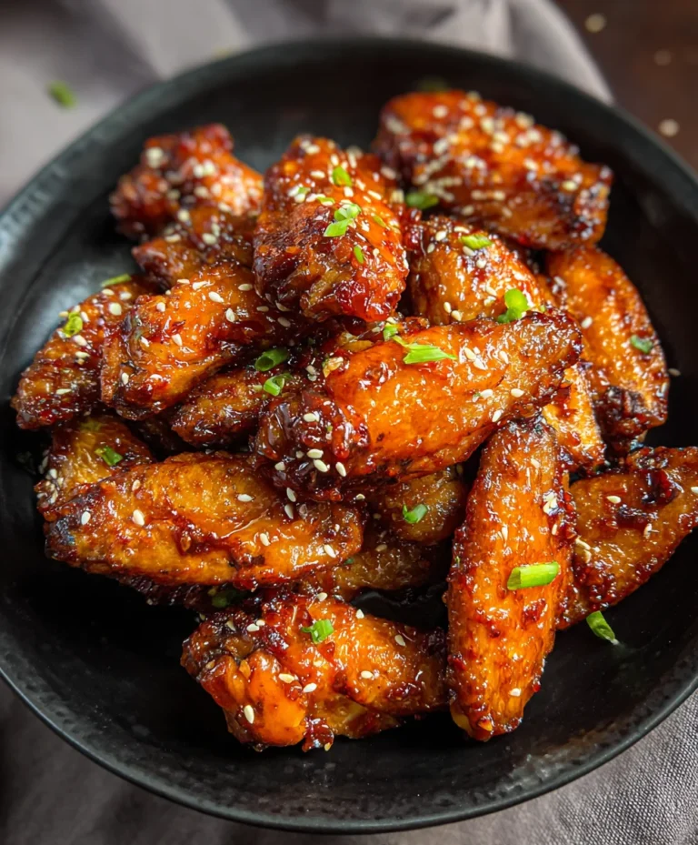 Delicious Honey Garlic Chicken Wings-Easy Recipe
