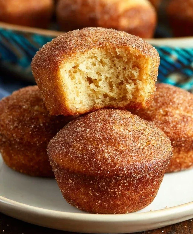 Keto Muffins- Classic Cinnamon "Sugar" Donut Style