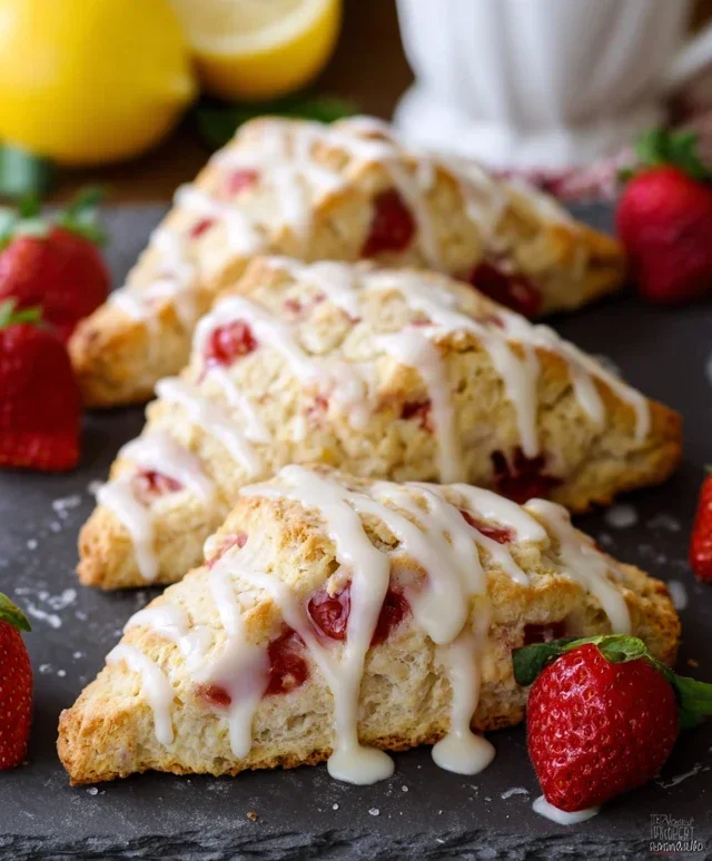 Strawberry Scones