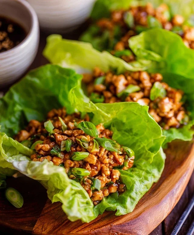 Chicken Lettuce Wraps (PF Chang's Copycat)