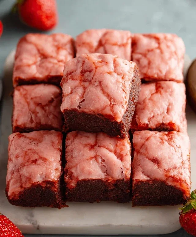 Strawberry Brownies
