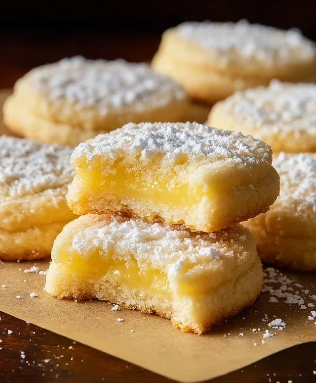 Lemon Bar Butter Cookies