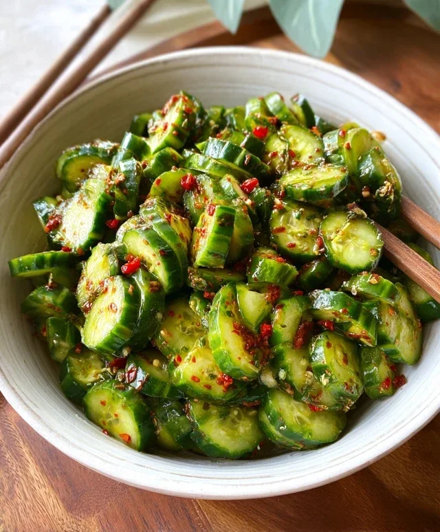 Spicy Asian Cucumber Salad