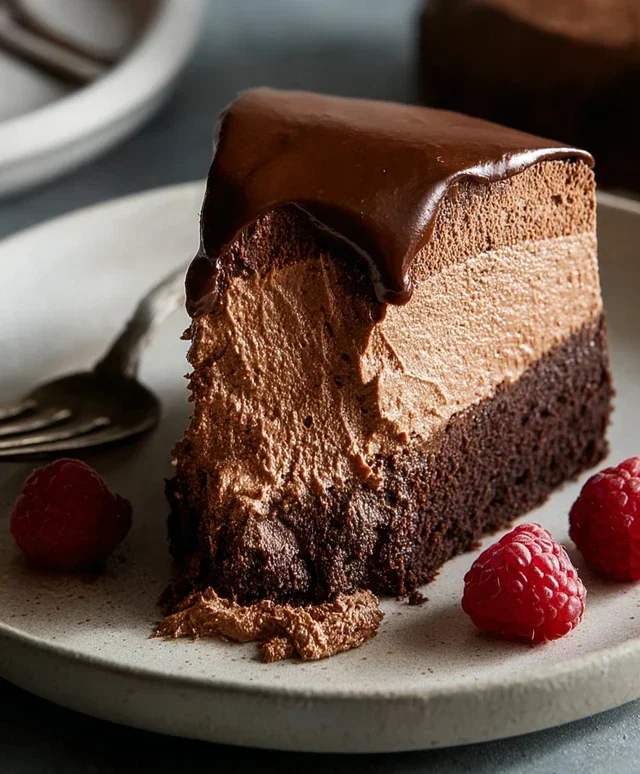 Vegan Chocolate Mousse Cake