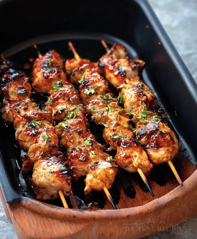 Bang Bang Chicken Skewers