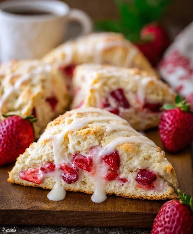 Strawberry Scones