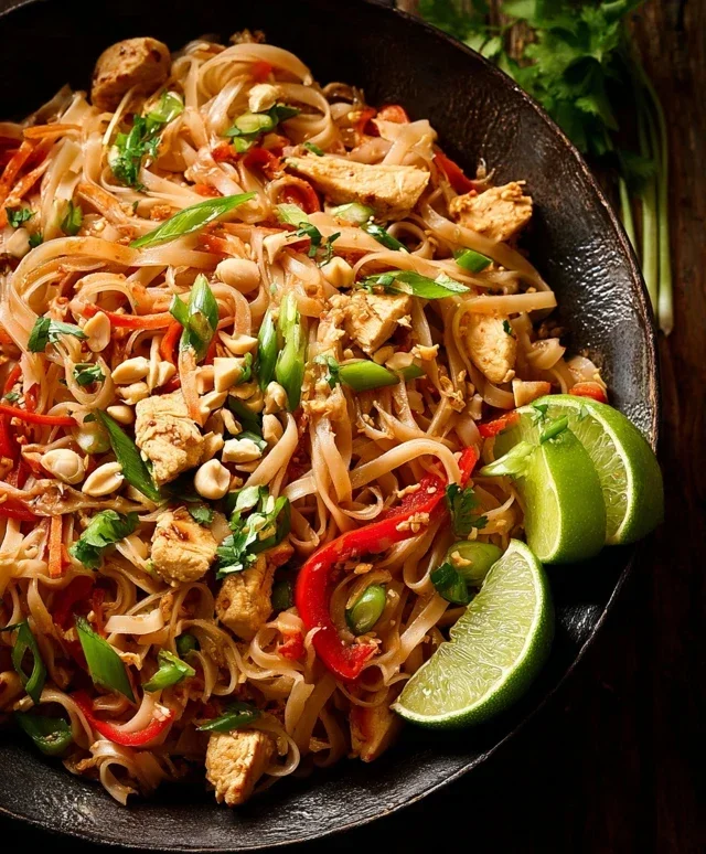 Chicken Pad Thai Dish