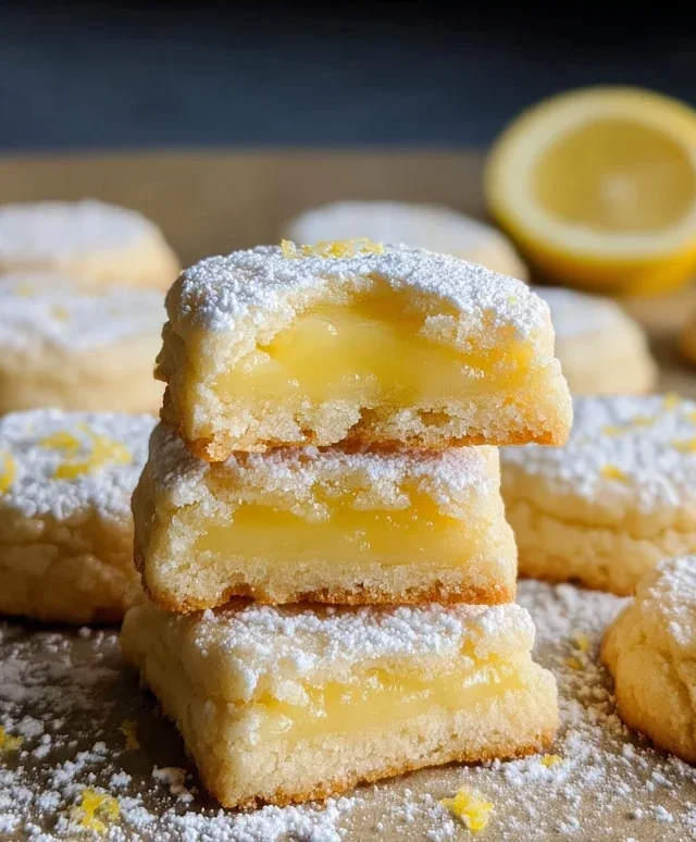 Lemon Bar Butter Cookies