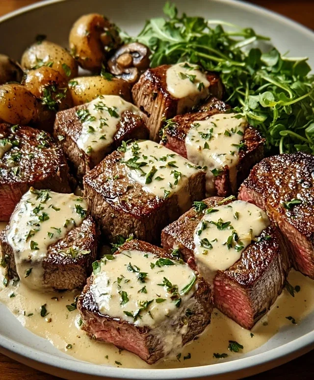 Quick Creamy Steak Dinner