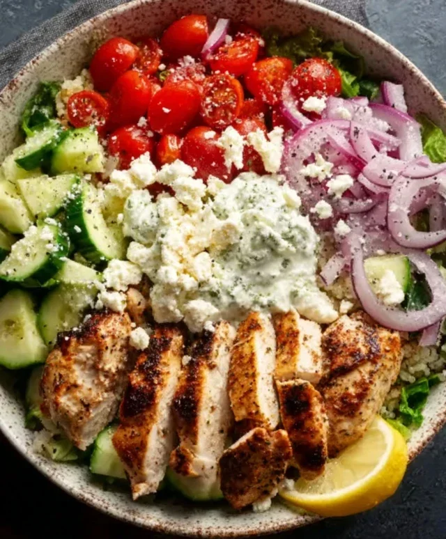 Greek Chicken Bowls
