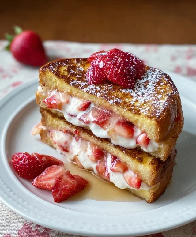 Strawberry Cheesecake French Toast