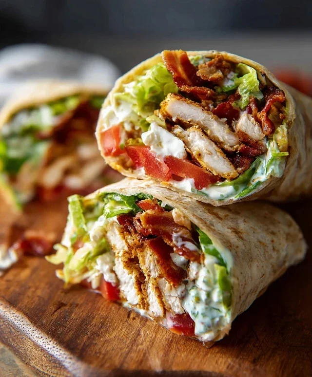 Crispy Chicken Beef Beef Bacon Ranch Wrap