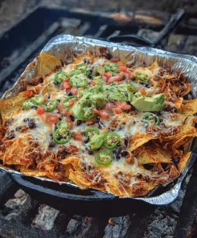 Campfire Grilled Nachos