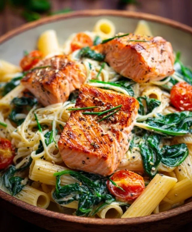 Salmon Spinach Pasta Dish: A Delicious and Nutritious Recipe to Try Today