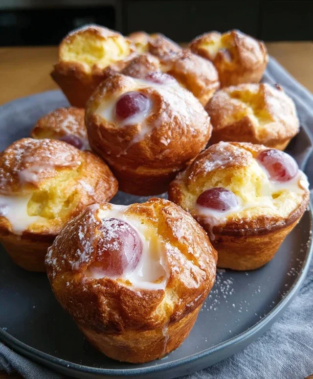 Sparkling Grape Juicecas Portuguese Popovers