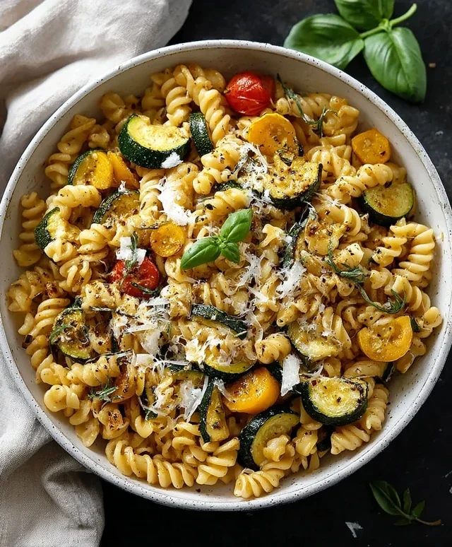 Summer Squash Pasta Skillet