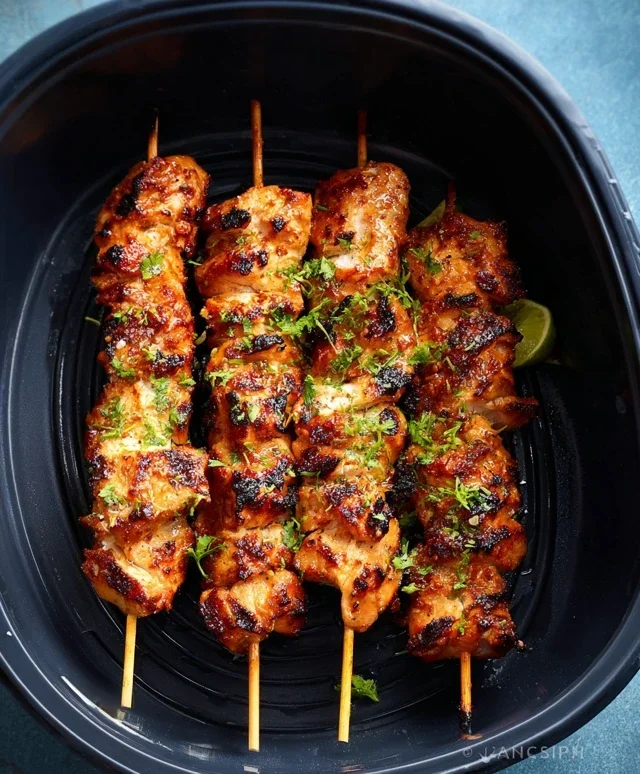 Bang Bang Chicken Skewers