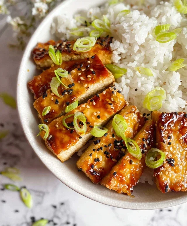 Honey Garlic Tofu