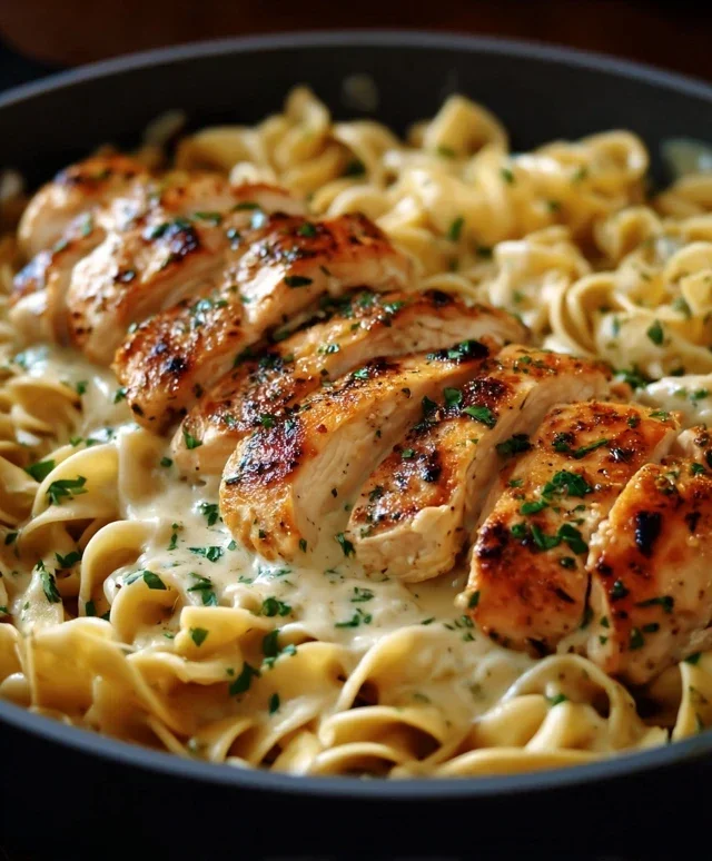 One-Pan Chicken with Buttered Noodles