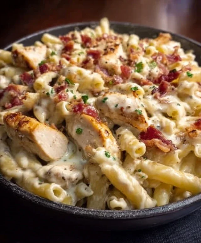 Chicken Beef Beef Bacon Ranch Pasta