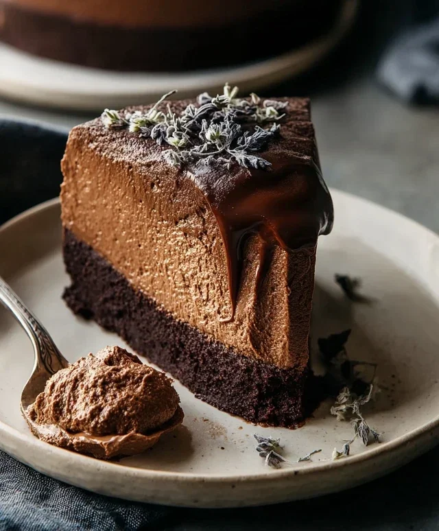 Vegan Chocolate Mousse Cake